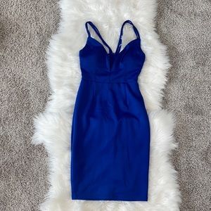 Royal blue dress